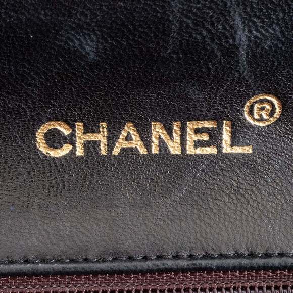 Chanel Matelasse Black Chain Shoulder Bag, Lambskin Leather, Women's, Black, ... - Picture 12 of 16